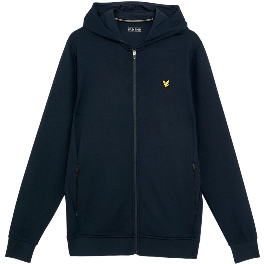 Lyle & Scott Mens Fly Fleece Full Zip Hoodie / Dark Navy